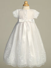 Amelia Grace Christening Gown – Elegant Baptism Dress for Babies